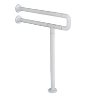 Поручень напольно-настенный с антибактериальным покрытием (белый) - fgospostavki.ru - Зеленогорск