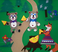 Пособие для слабовидящих детей - Театр-сказка "Два жадных медвежонка" - fgospostavki.ru - Зеленогорск