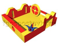 Игровой бассейн "Замок" с аппликациями и дополнительными игровыми элементами - fgospostavki.ru - Зеленогорск