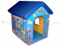 Домик игровой "Море" с рисунком (трансформируется в маты) - fgospostavki.ru - Зеленогорск