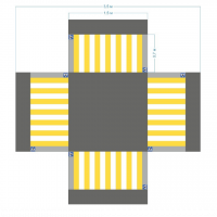 Имитация четырехстороннего перекрестка 5,5*4,5 м - fgospostavki.ru - Зеленогорск