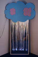 Зеркальное панно с фиброоптическими нитями «Разноцветный дождь» - fgospostavki.ru - Зеленогорск