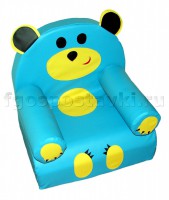 Кресло "Мишка" ВИК с подлокотниками и аппликацией - fgospostavki.ru - Зеленогорск
