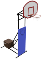Стойка стритбольная-минибаскетбольная складная, переносная (регулируемая высота от 2,75 метров до 3,05 метра) - fgospostavki.ru - Зеленогорск
