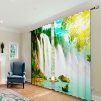 Комплект светонепроницаемых штор "Водопад" - fgospostavki.ru - Зеленогорск