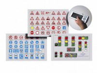 Базовый комплект светового оборудования "Дорожные знаки. Светофоры" с сенсорным беспроводным пультом дистанционного управления - fgospostavki.ru - Зеленогорск