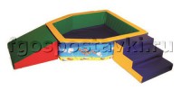 Сухой бассейн "Морская крепость" 1,5х1,2м - fgospostavki.ru - Зеленогорск