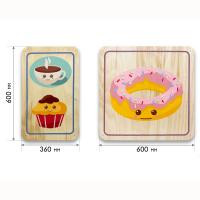 Набор стеновых панелей «Милая еда - Завтрак» - fgospostavki.ru - Зеленогорск