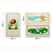 Набор стеновых панелей «Природа нашего края - Прогулка» - fgospostavki.ru - Зеленогорск