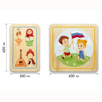 Набор стеновых панелей «Символы России - Культура» - fgospostavki.ru - Зеленогорск