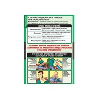Комплект таблиц. ОБЖ. Правила оказания первой медицинской помощи - fgospostavki.ru - Зеленогорск