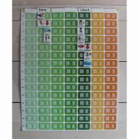 Панель для визуального расписания с цветными ячейками - fgospostavki.ru - Зеленогорск