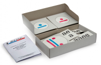 Модель-аппликация "Дигибридное скрещивание. Законы Менделя" (набор из 84 карт) - fgospostavki.ru - Зеленогорск