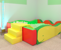 Бассейн «Кит» с горкой - fgospostavki.ru - Зеленогорск