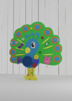 Бизиборд «Радостный павлин» - fgospostavki.ru - Зеленогорск