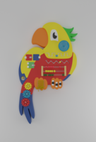 Бизиборд «Разноцветный попугай» - fgospostavki.ru - Зеленогорск