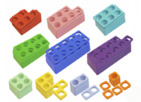 Нумирошка. Набор цветных пластиковых форм 100 шт. по методике Нумикон - fgospostavki.ru - Зеленогорск