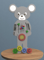 Бизиборд «Серая мышка» - fgospostavki.ru - Зеленогорск