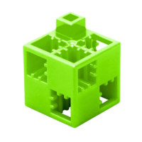 Кубик-основание желто-зеленый 20х20 Artec - fgospostavki.ru - Зеленогорск