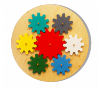 Бизиборд «Цветные шестеренки» - fgospostavki.ru - Зеленогорск