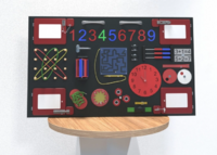 Бизипанель «Красно-черная» - fgospostavki.ru - Зеленогорск