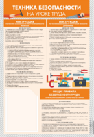 Стенд-уголок "Техника безопасности на уроках труда" - fgospostavki.ru - Зеленогорск