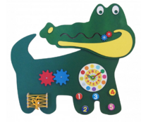 Бизиборд «Зеленый крокодил» - fgospostavki.ru - Зеленогорск