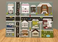 Настенная панель «Городские улицы» - fgospostavki.ru - Зеленогорск