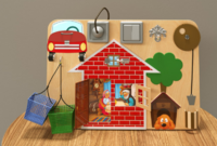 Настенная панель «Загородный домик» - fgospostavki.ru - Зеленогорск