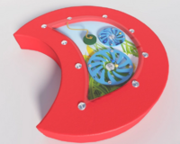 Настенный игровой модуль в виде части гусеницы с весами - fgospostavki.ru - Зеленогорск