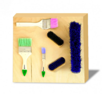 Тактильно-развивающая панель с мягкими кисточками - fgospostavki.ru - Зеленогорск