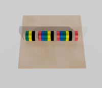 Тактильно-развивающая панель с разноцветными кругами - fgospostavki.ru - Зеленогорск