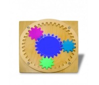 Тактильно-развивающая панель «Цветные шестеренки» - fgospostavki.ru - Зеленогорск