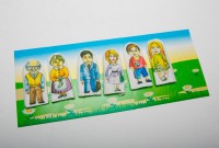 Набор пальчиковых кукол "Семья" 6 штук - fgospostavki.ru - Зеленогорск