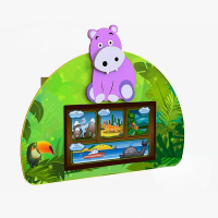 Сенсорный настенный коррекционно-развивающий комплекс Бегемотик - fgospostavki.ru - Зеленогорск