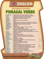 Стенд "Фразовые глаголы" - fgospostavki.ru - Зеленогорск