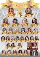 Стенд резной "Британская королевская семья" - fgospostavki.ru - Зеленогорск