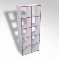 Шкаф открытый многосекционный ТР10 ЛДСП  - fgospostavki.ru - Зеленогорск