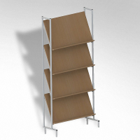 Стеллаж на металлокаркасе демонстрационный - fgospostavki.ru - Зеленогорск