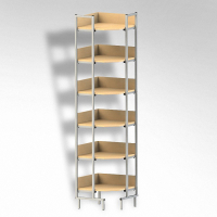 Стеллаж на металлокаркасе угловой - fgospostavki.ru - Зеленогорск