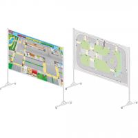 Магнитный стенд двусторонний "Азбука дорожного движения ПДД" - fgospostavki.ru - Зеленогорск