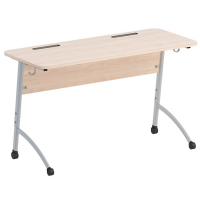 Стол двухместный ученический регулируемый на плоскоовальной трубе - fgospostavki.ru - Зеленогорск