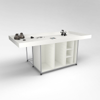 Стол для конструирования и робототехники с полками и местами хранения  - fgospostavki.ru - Зеленогорск