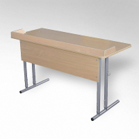 Стол ученический 'Школьник' для кабинета химии с бортиком  - fgospostavki.ru - Зеленогорск