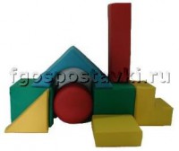 Мягкий модуль-конструктор "Стройка" (8 элементов) - fgospostavki.ru - Зеленогорск
