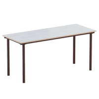 Стол обеденный 6-местный под скамейки на круглой трубе - fgospostavki.ru - Зеленогорск