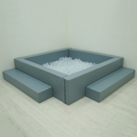 Сухой бассейн с шариками и RGB-подсветкой 190х190 см - fgospostavki.ru - Зеленогорск