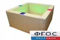 Сухой бассейн интерактивный с кнопками-переключателями (217х217х66 сантиметров) - fgospostavki.ru - Зеленогорск