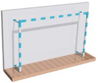 Ворота для гандбола и минифутбола трансформируемые (без сетки, на колесиках) - fgospostavki.ru - Зеленогорск