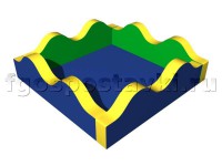 Сухой бассейн "Волна-2" с аппликацией - fgospostavki.ru - Зеленогорск